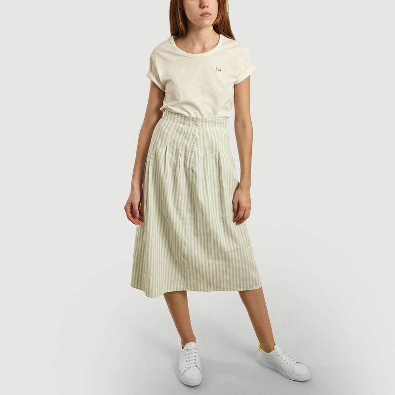 Jupe Midi Rayée Lexo - Bellerose