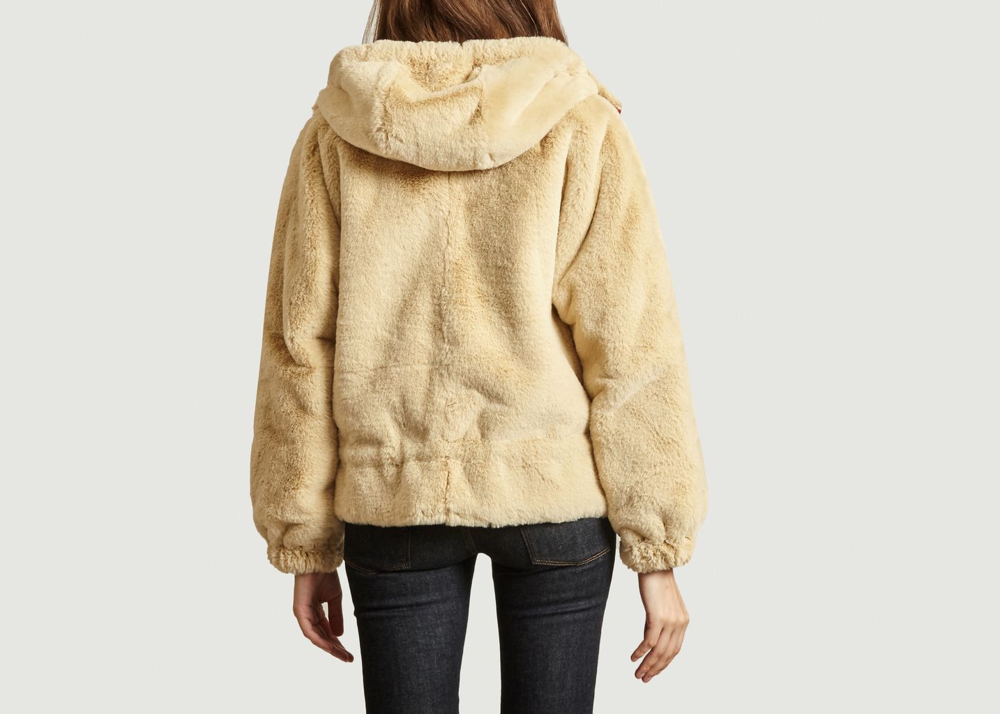 Blouson réversible à capuche toile et simili fourrure Loud - Bellerose