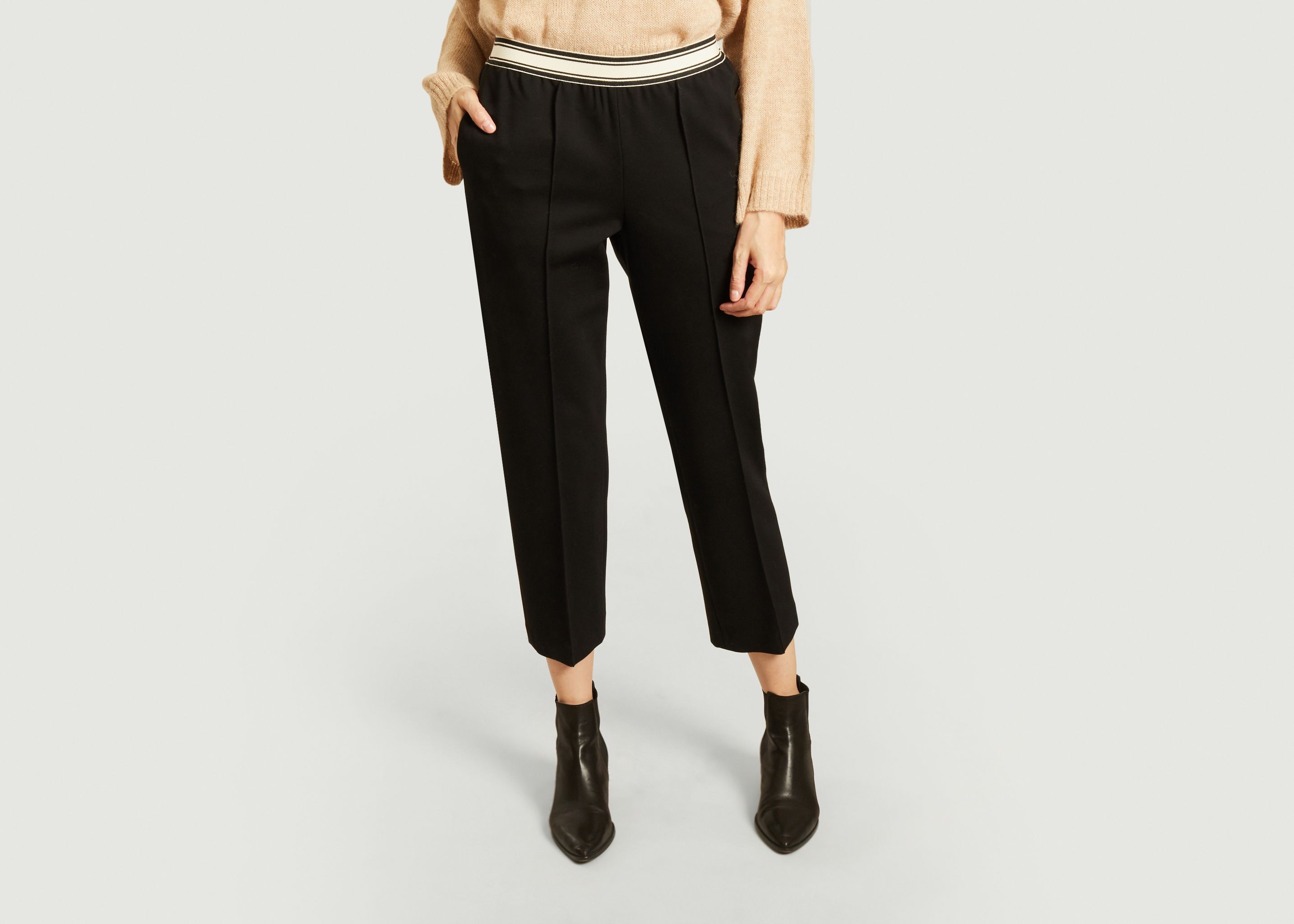 Vlad straight 7/8 trousers with elasticated waist - Bellerose