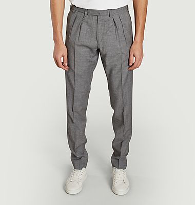 Double clip trousers