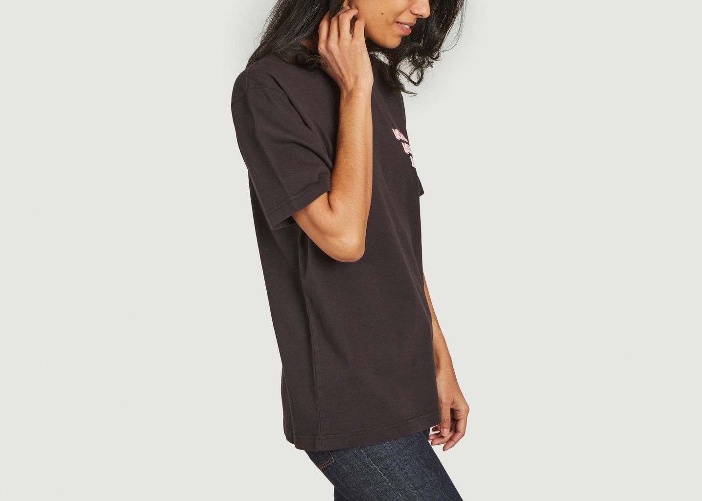 T-shirt imprimé en coton Bisous X3 - Bisous Skateboards
