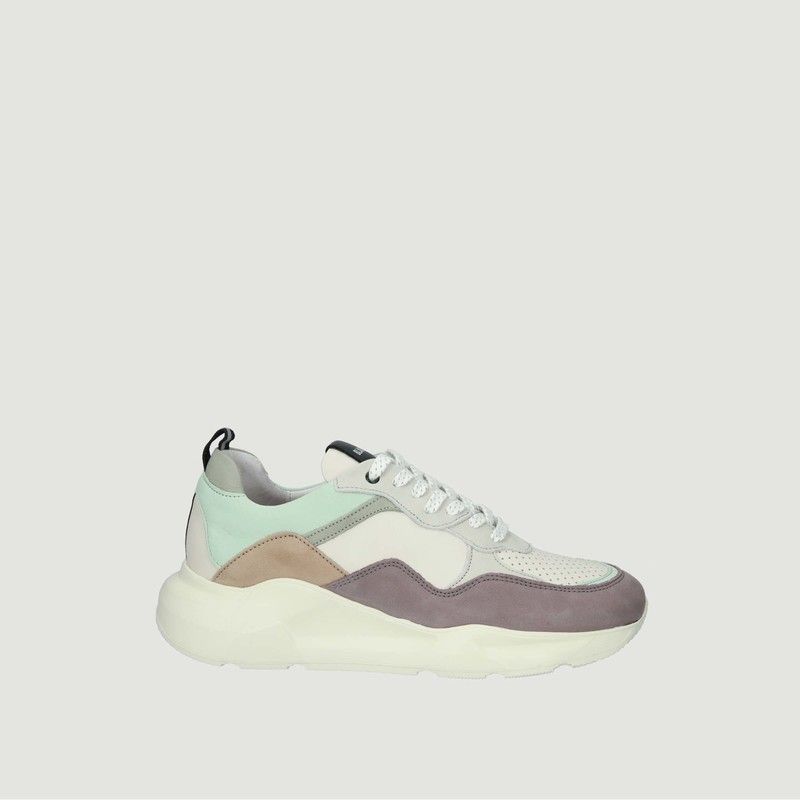 TW92 Celadon sneakers in nubuck and leather - Blackstone