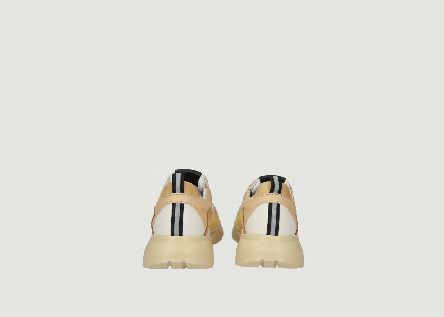 Sneakers TW92 Paglia in nubuck and leather - Blackstone