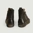 CW96 zipped and lace-up leather boots - Blackstone