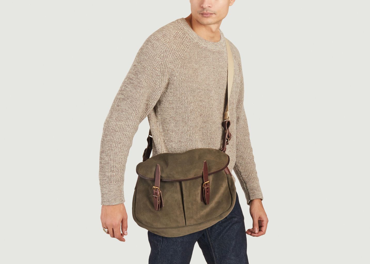Fisherman's Musette M / Suede - Musk