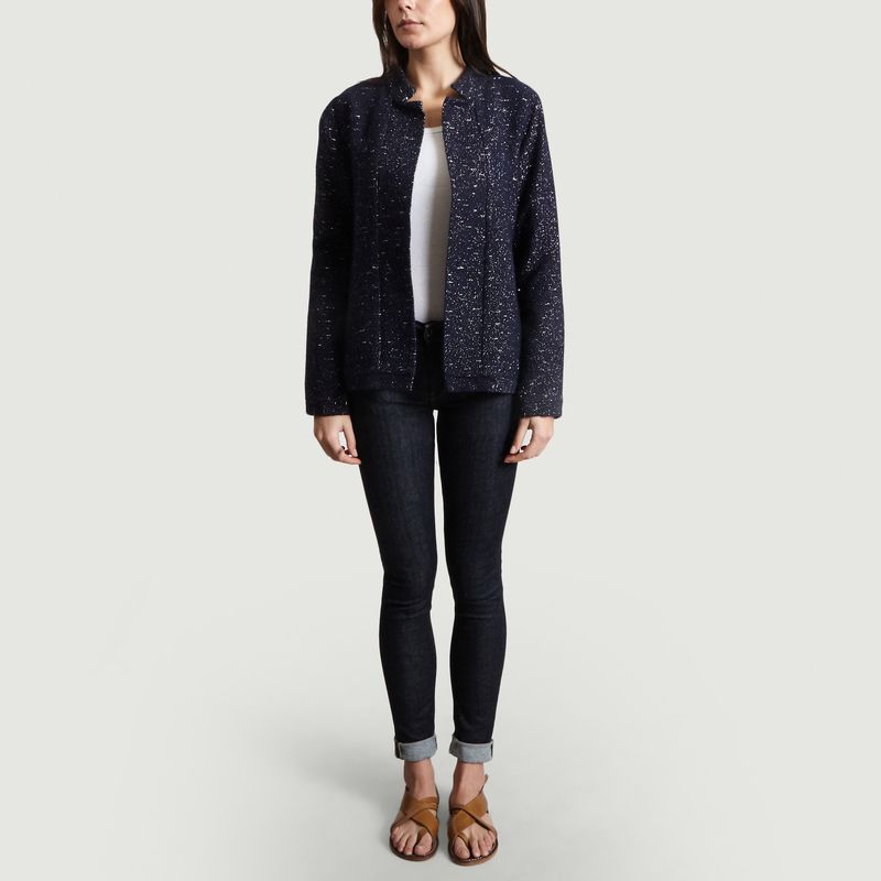 Veste Réversible Black Garden - Bleu Tango