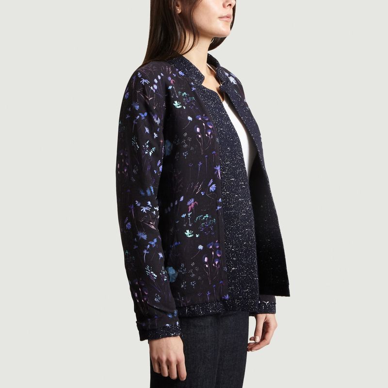 Veste Réversible Black Garden - Bleu Tango