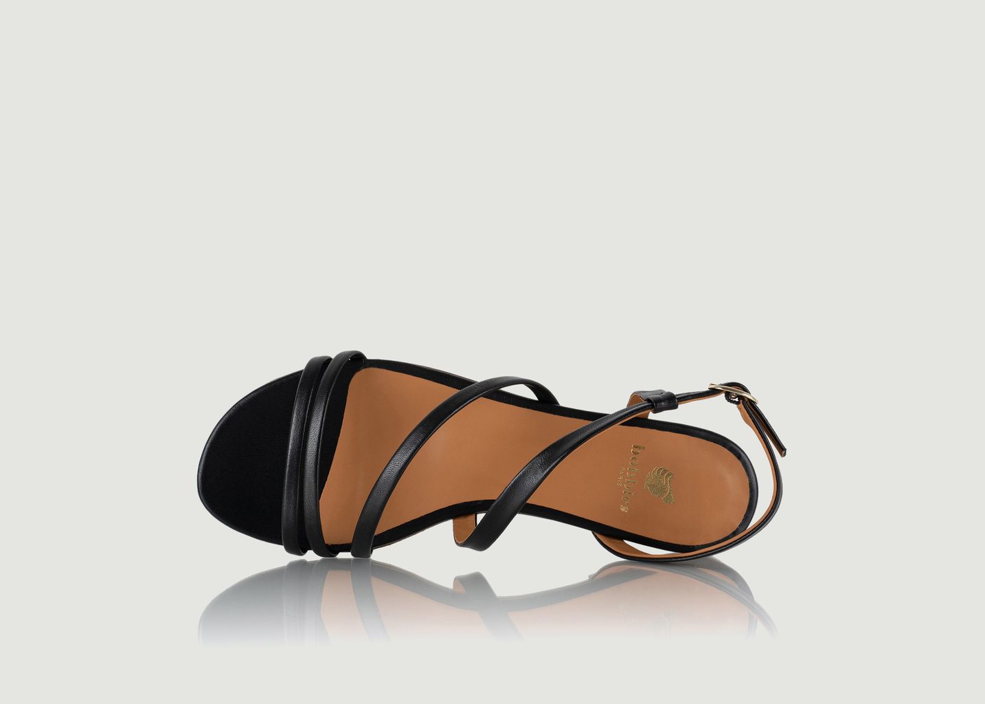 Sandales plates en cuir Lainara - Bobbies Paris