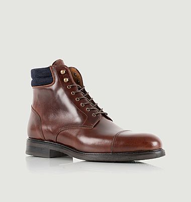 Gilford lace-up leather boots
