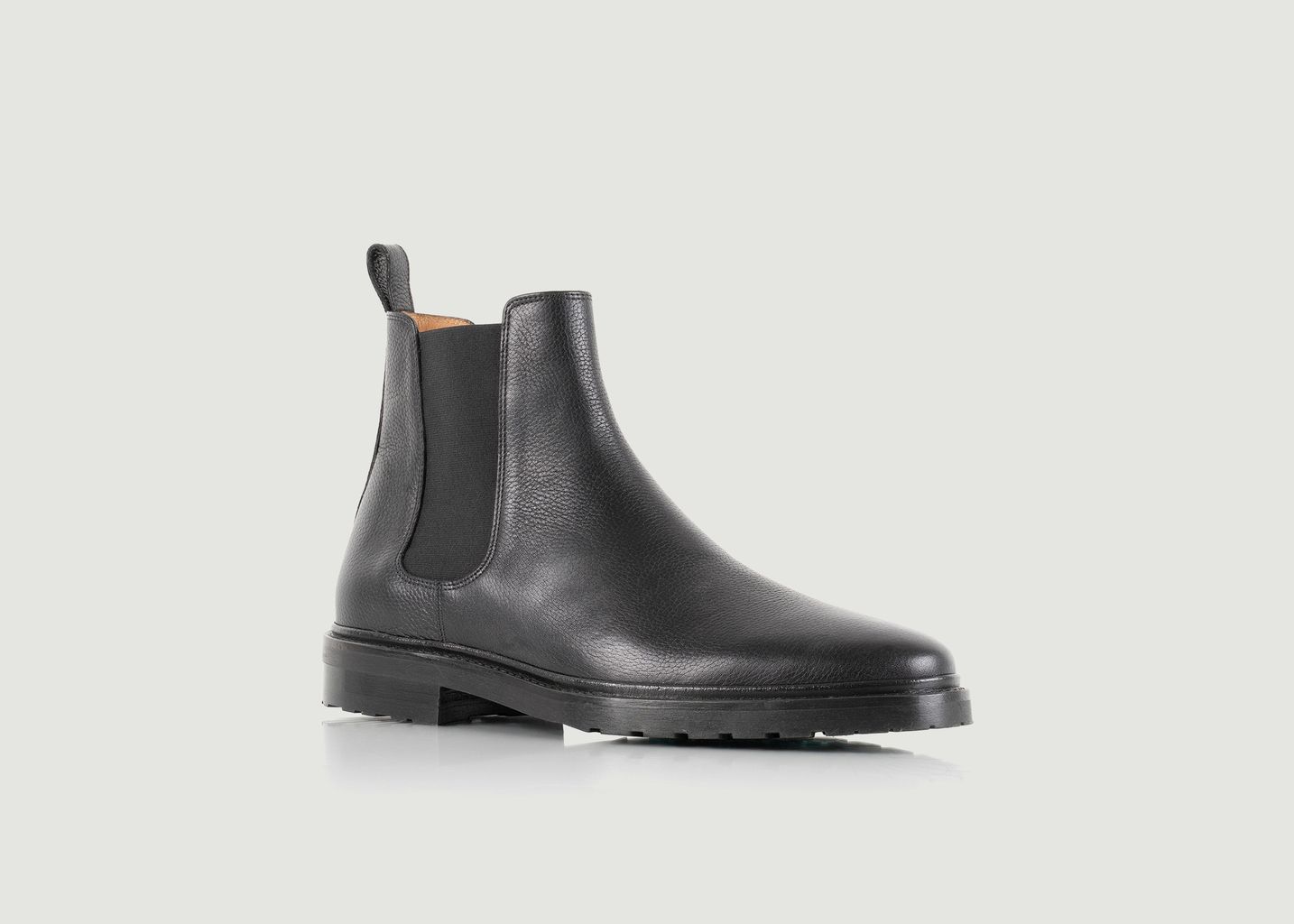 Chelsea boots en cuir grainé Conrad - Bobbies Paris