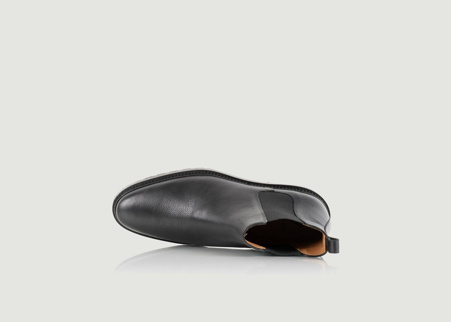 Chelsea boots en cuir grainé Conrad - Bobbies Paris