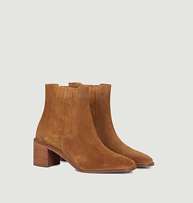 Anja suede leather boots