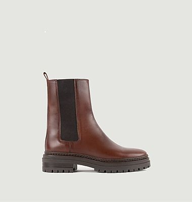 Leather Chelsea boots Clover