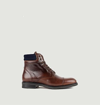 Gilford leather lace-up boots