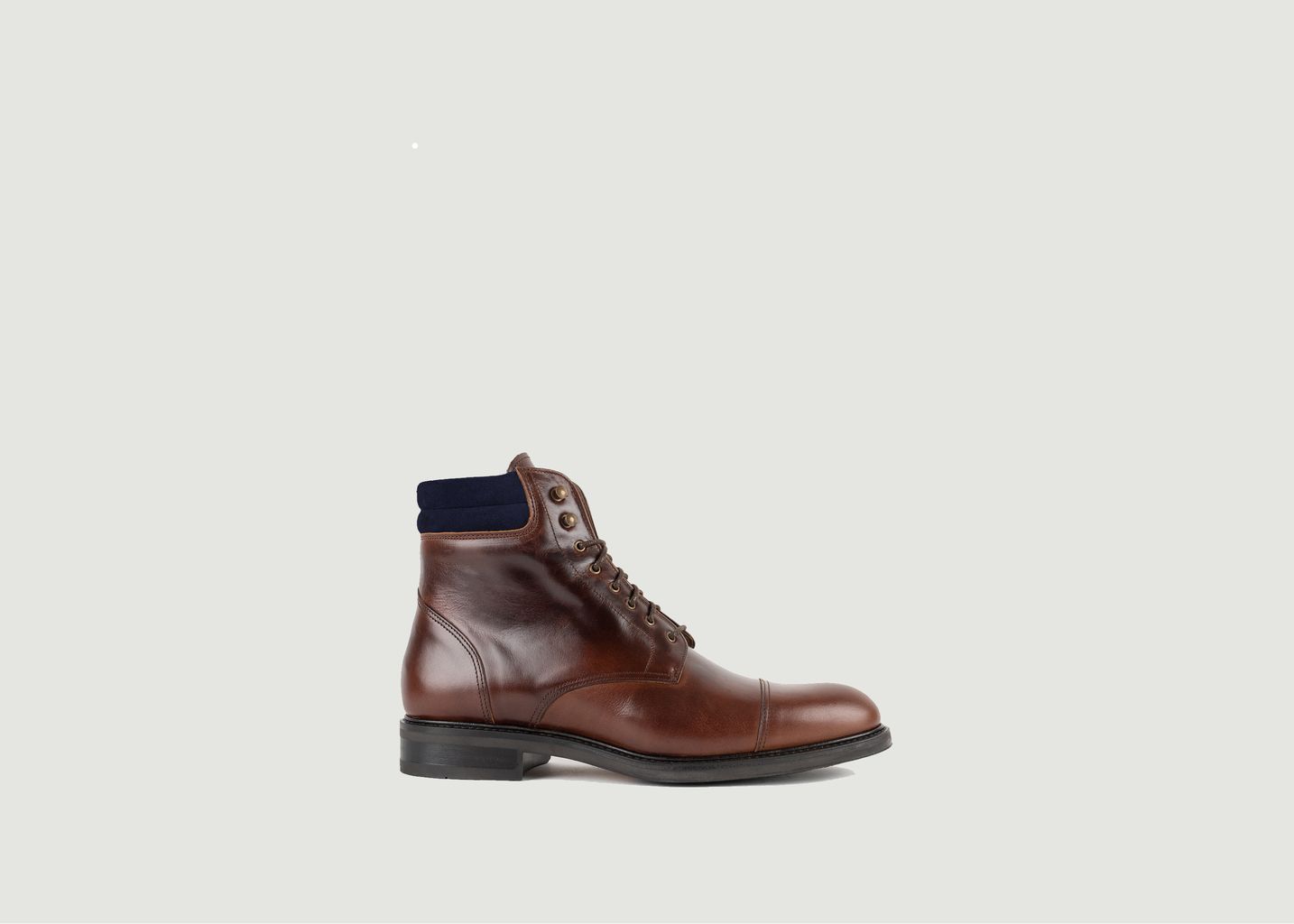 Gilford leather lace-up boots - Bobbies Paris