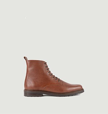 Leather lace-up boots with Yukon wool lining