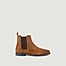 Chelsea boots in suede leather Jude - Bobbies Paris