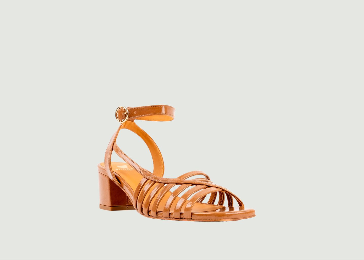 Patent leather sandals Luna - Bobbies Paris