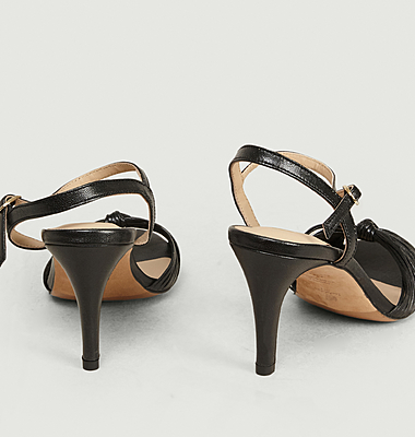 La Cosmique laminated leather sandals