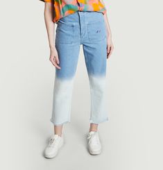 Dip-Dye boyfriend jeans