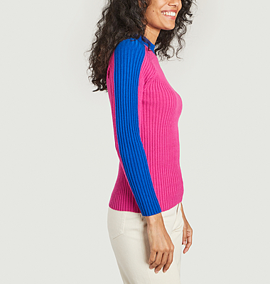 Pull-Over en maille côtelée 