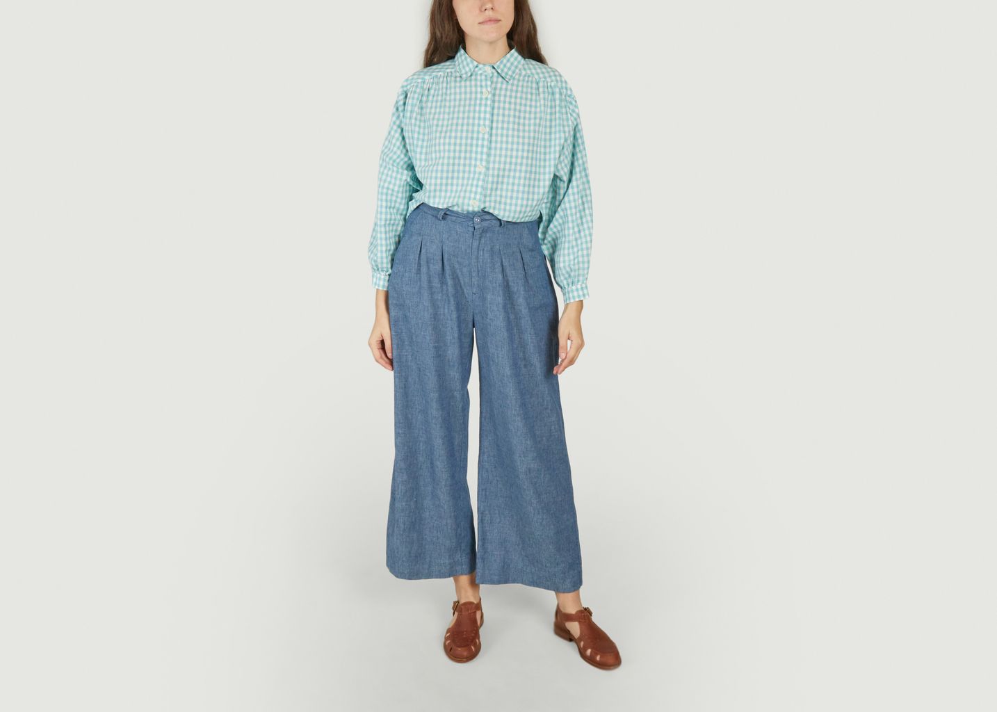 Vichy Seersucker Shirt - Bobo Choses