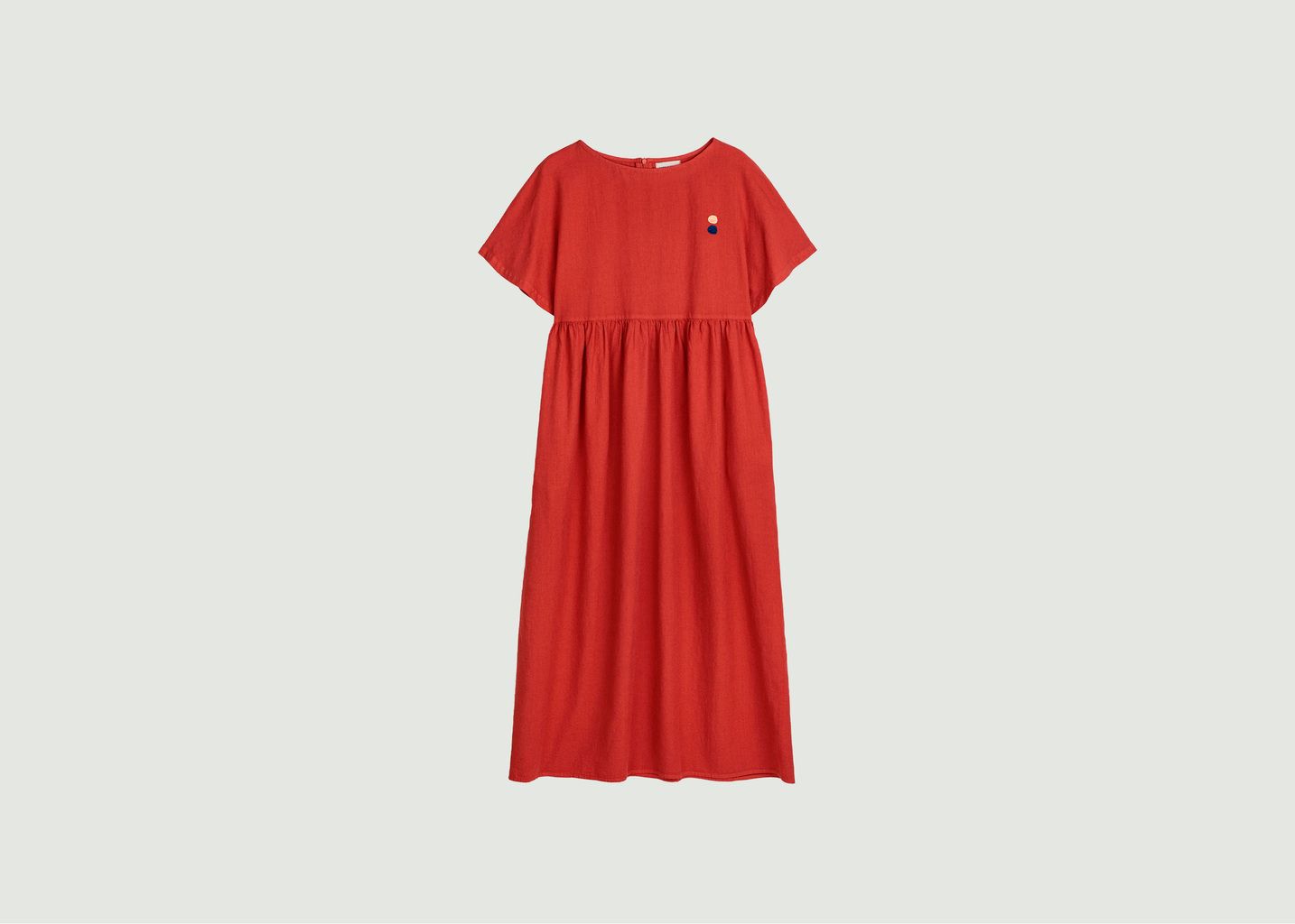 Fitted short-sleeved dress - Bobo Choses