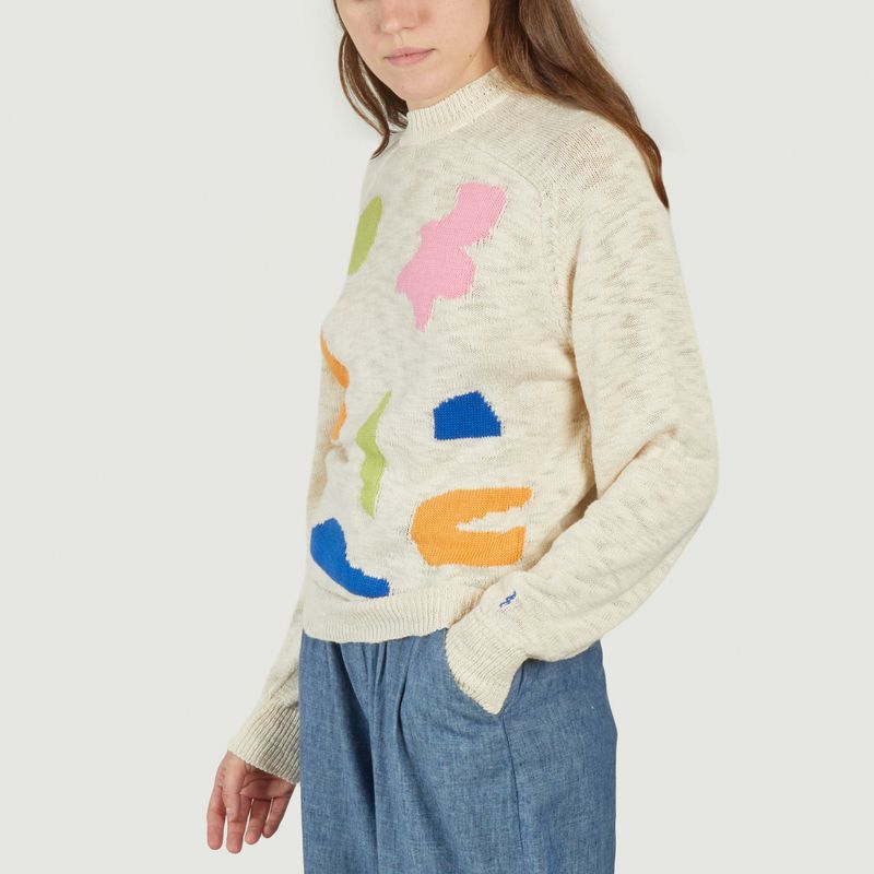 Summer Landscape Intarsia Jumper - Bobo Choses