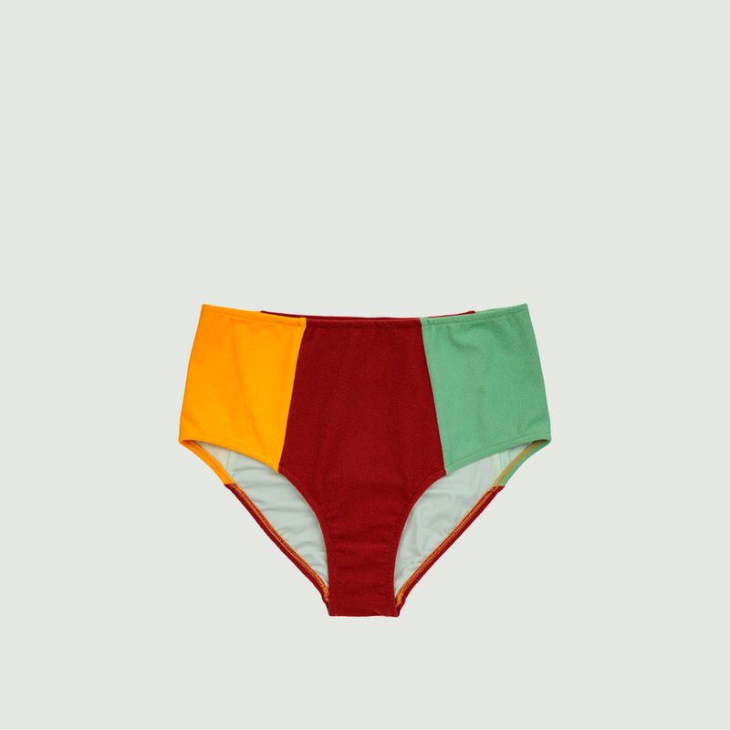 Color Block Terry Bikini Bottom - Bobo Choses