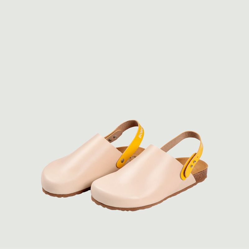 Coloured leather clogs - Bobo Choses