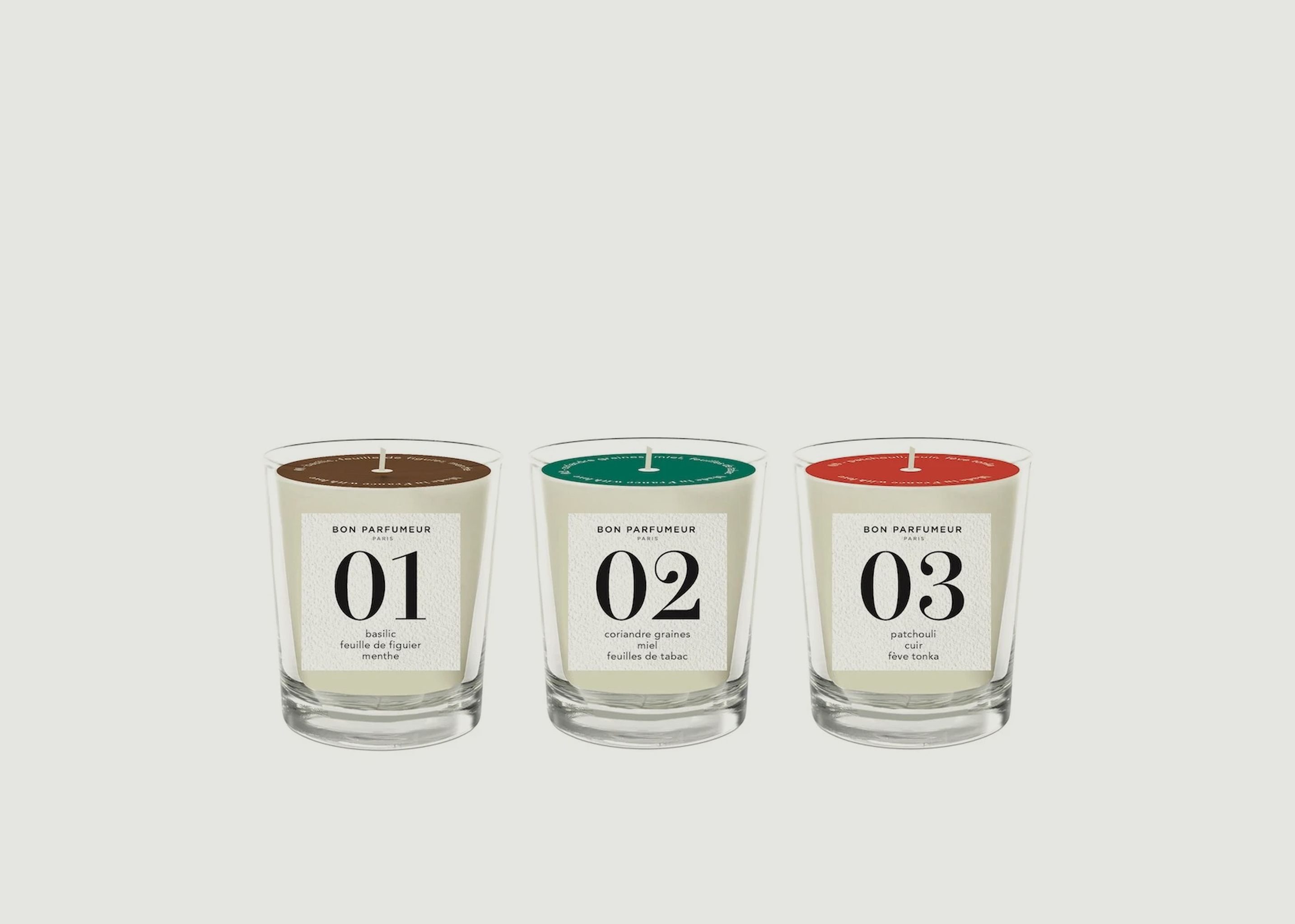 Mini Candles Set - Bon Parfumeur
