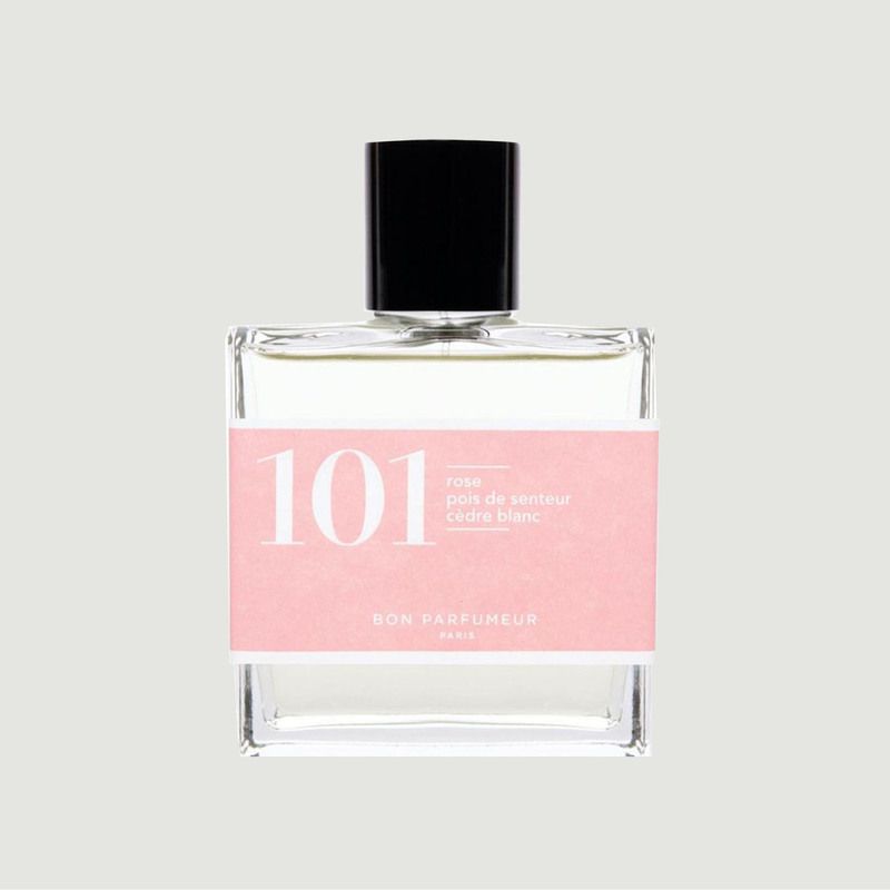 Eau de Parfum 101 : Rose, Pois de senteur, Cèdre blanc - Bon Parfumeur