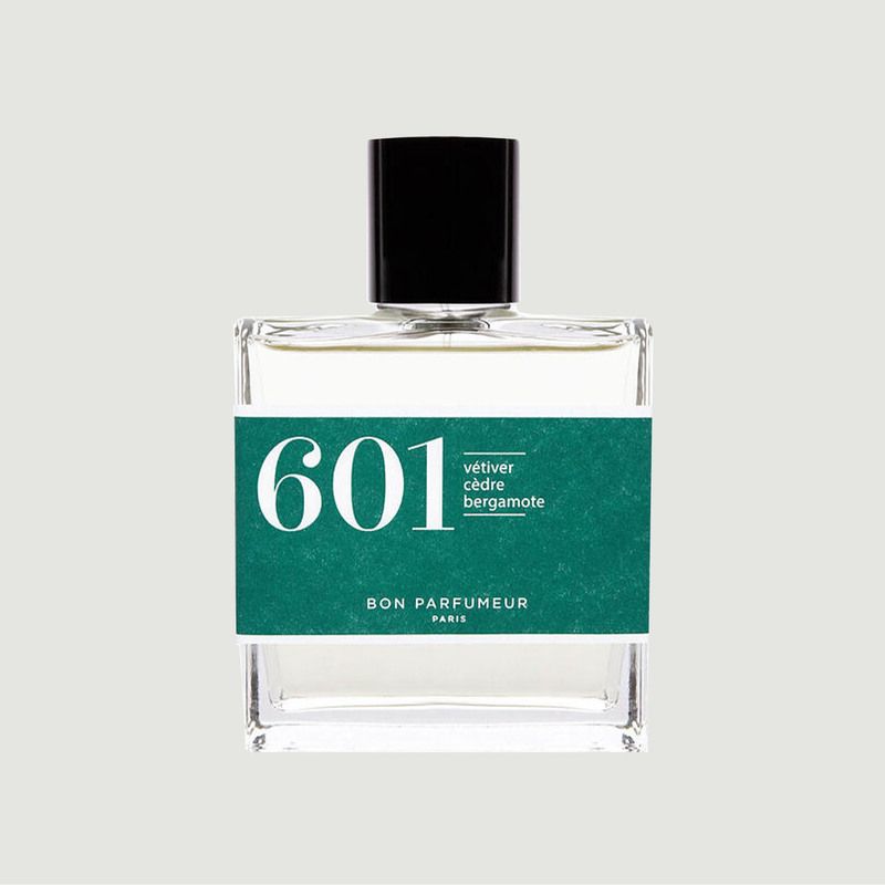 Eau de Parfum 601 : Vétiver, Cèdre, Bergamote - Bon Parfumeur