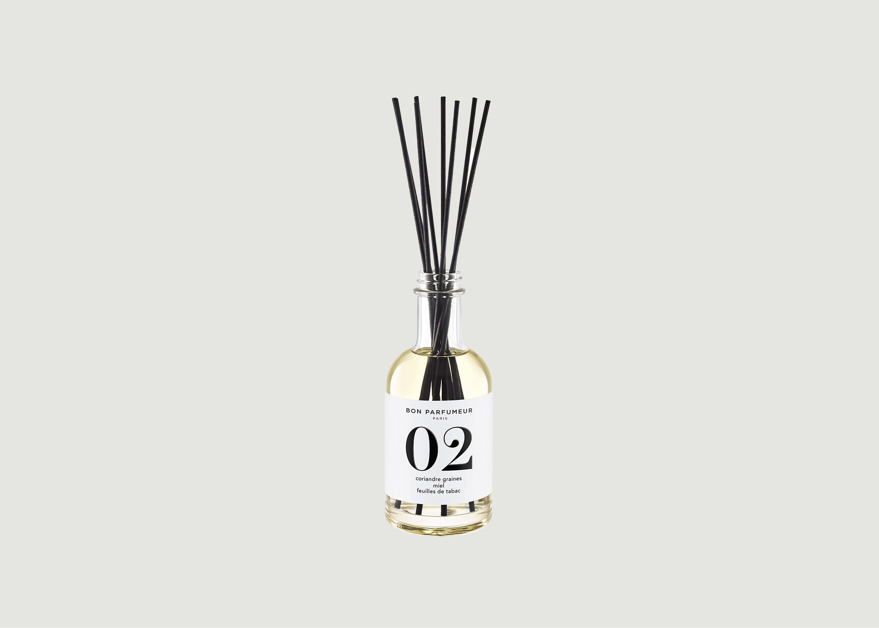 Huisgeurverspreider  02: Coriander-Samen, Honig und Tabakblätter - Bon Parfumeur