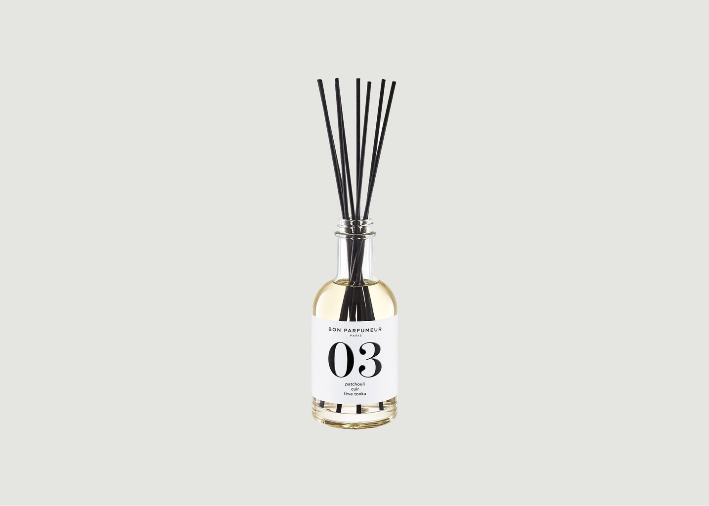 Home Fragrance Diffuser 03: Patchouli, Leather, Tonka Bean - Bon Parfumeur