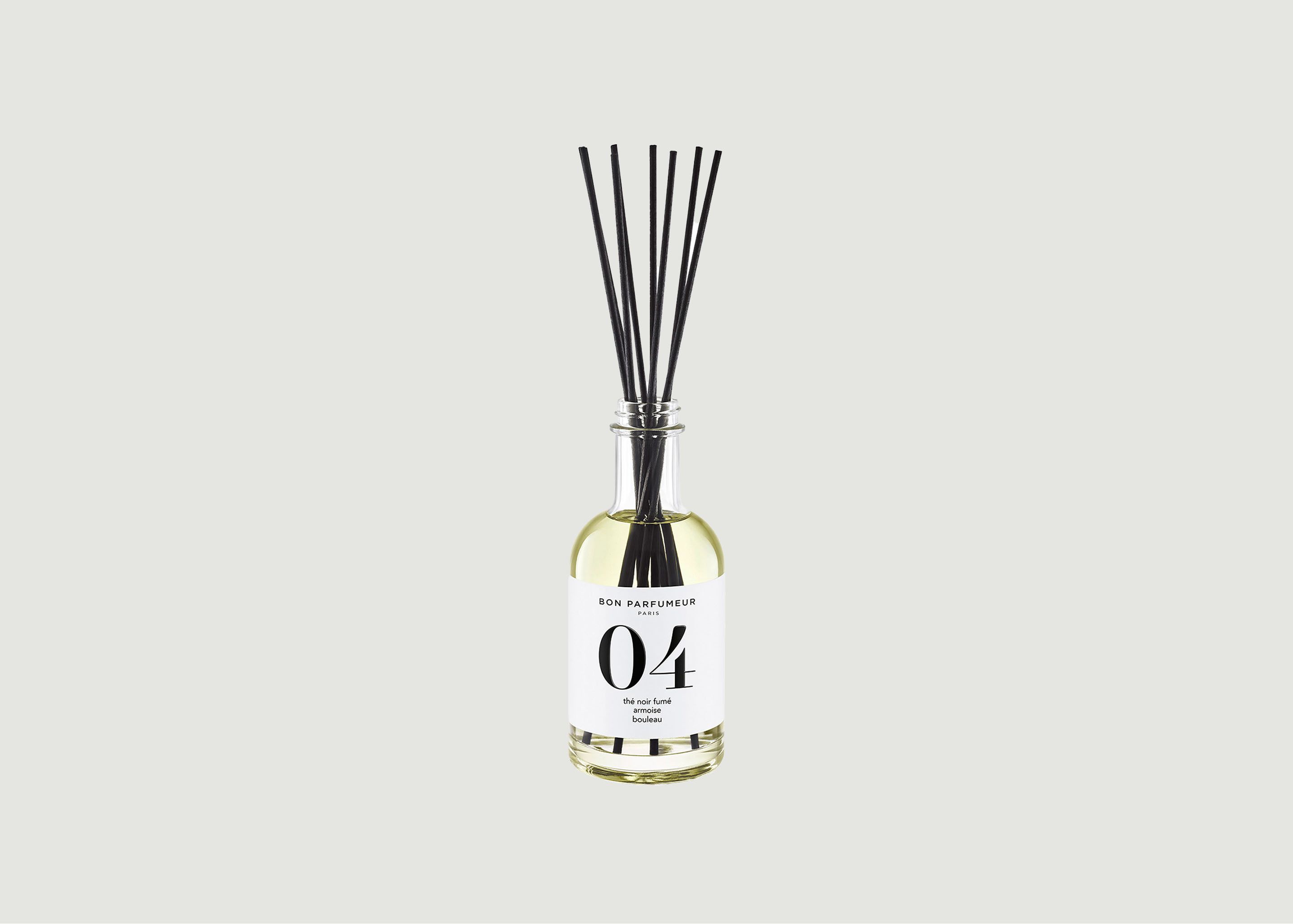 Home Fragrance Diffuser 04 : Smoked Black Tea, Mugwort, Birch - Bon Parfumeur