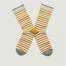Striped socks with contrasting edges - Bonne Maison