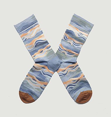 Chaussettes à motif Vague Orage