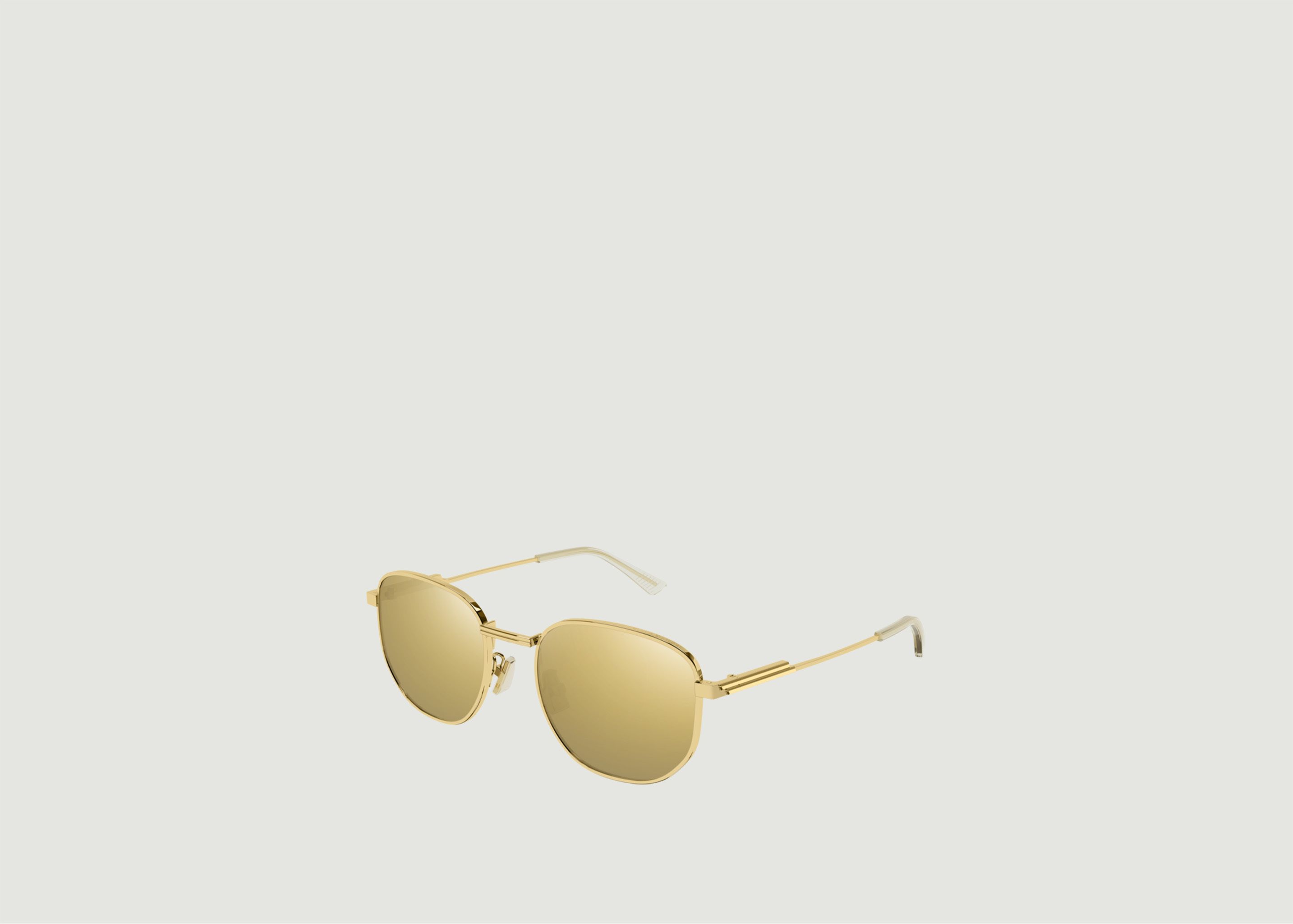 Sonnenbrille aus Metall - Bottega Veneta