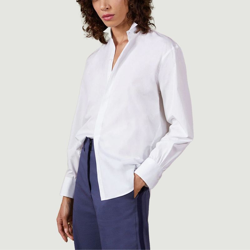 Chemise Scenariste Blanc Bourrienne L Exception