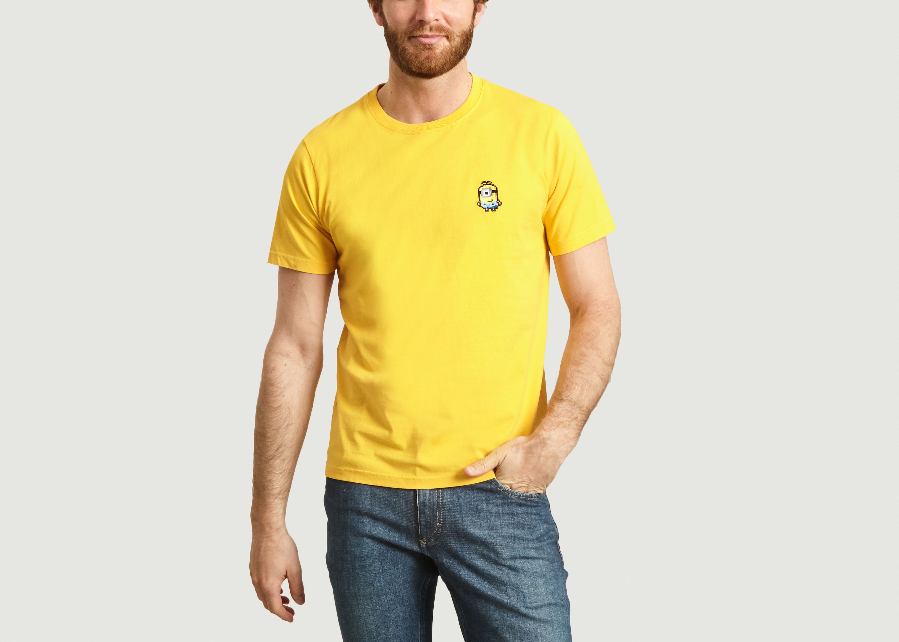 T-shirt Smiling Minion en coton biologique - Bricktown World