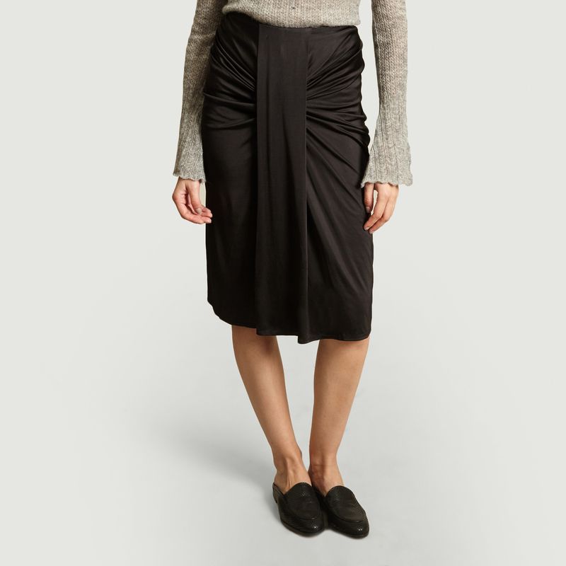Leonis Pencil Skirt Black By Malene Birger | L'Exception