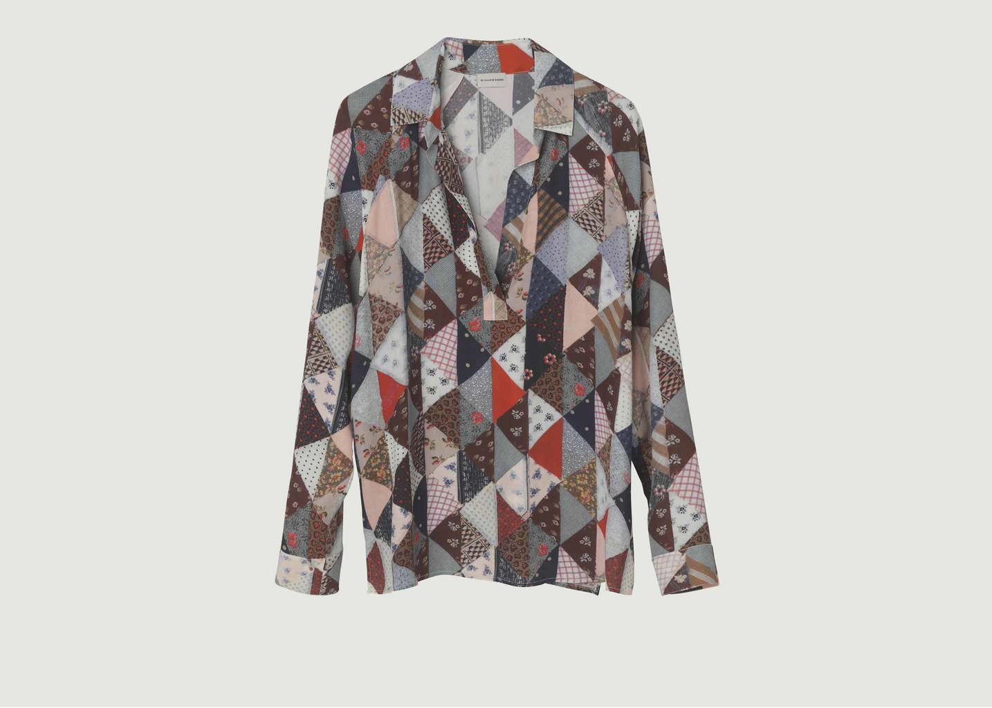 Blouse motif patchwork Olivia - By Malene Birger
