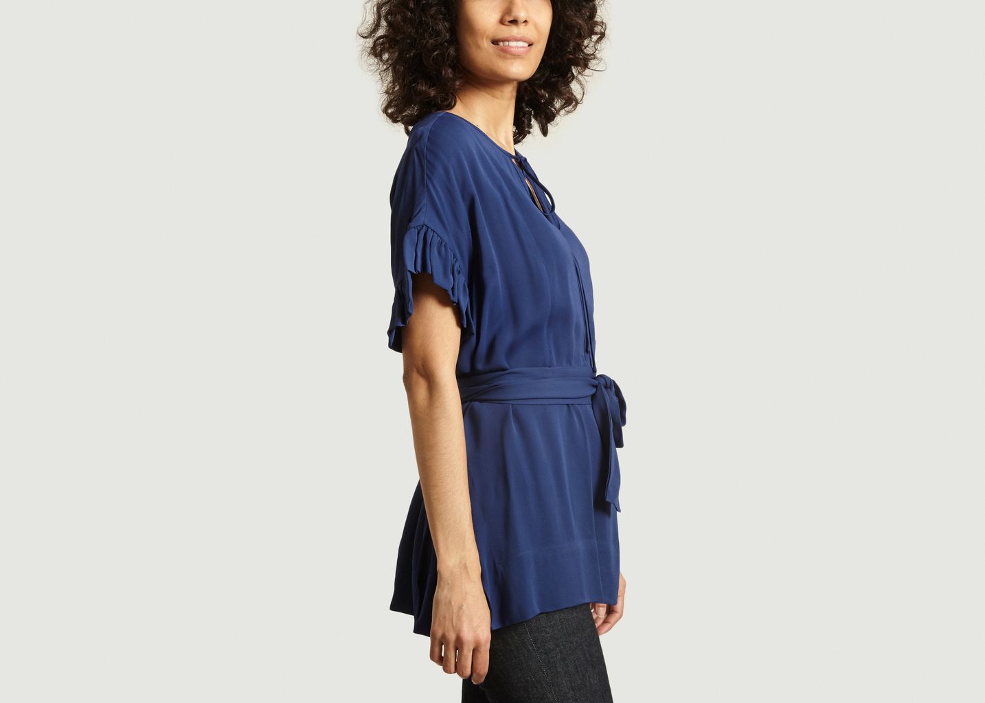 Belted Bai top - By Malene Birger