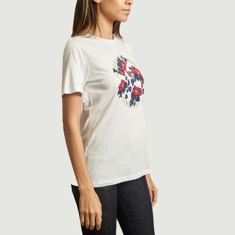 Azalea floral print t-shirt - By Malene Birger