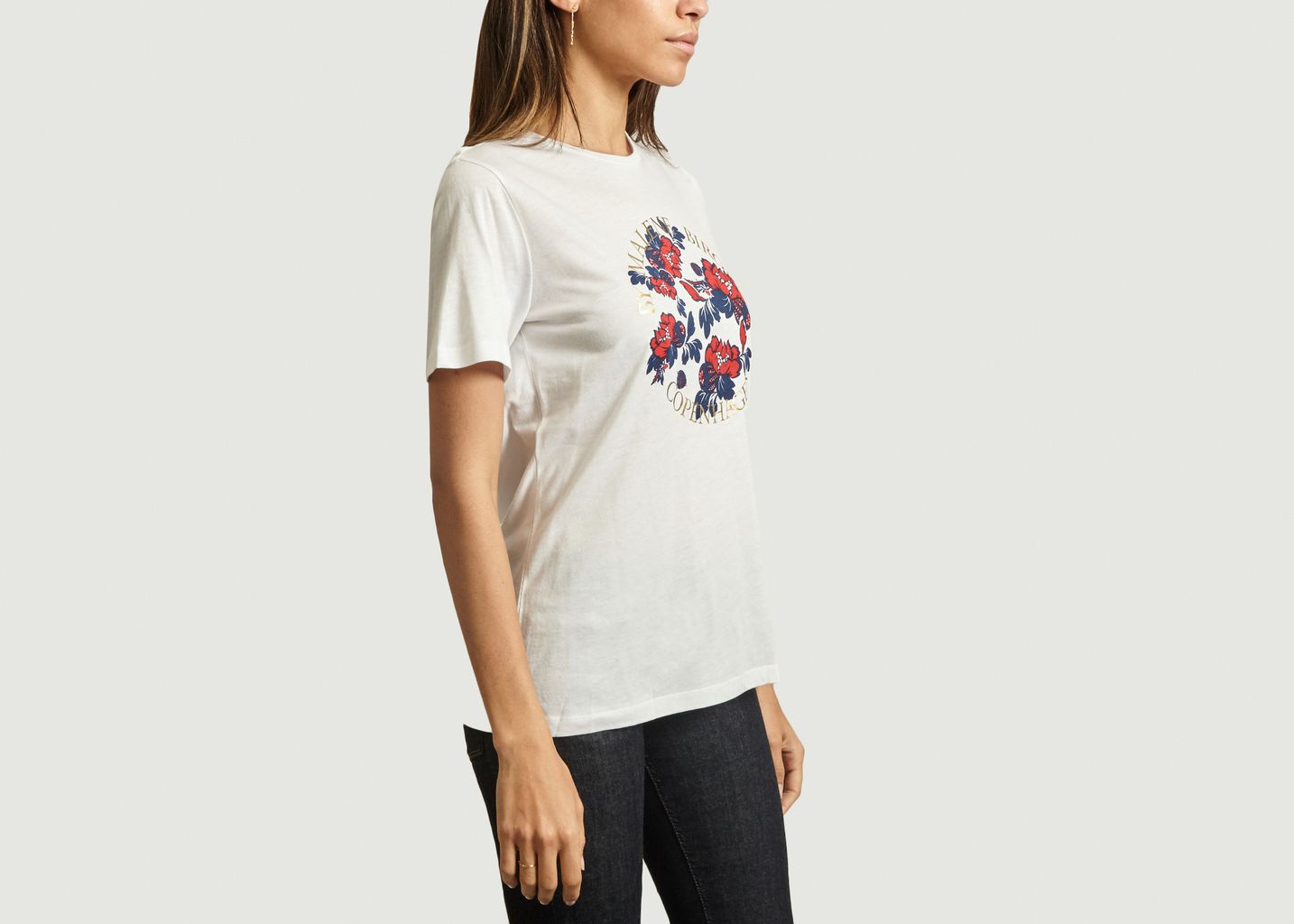T-shirt imprimé fleuri Azalea - By Malene Birger