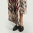 matière Piza patchwork print pleated skirt - By Malene Birger