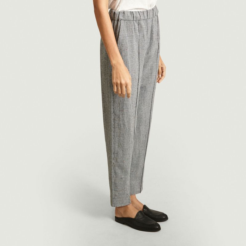 Othilia houndstooth pattern trousers - By Malene Birger