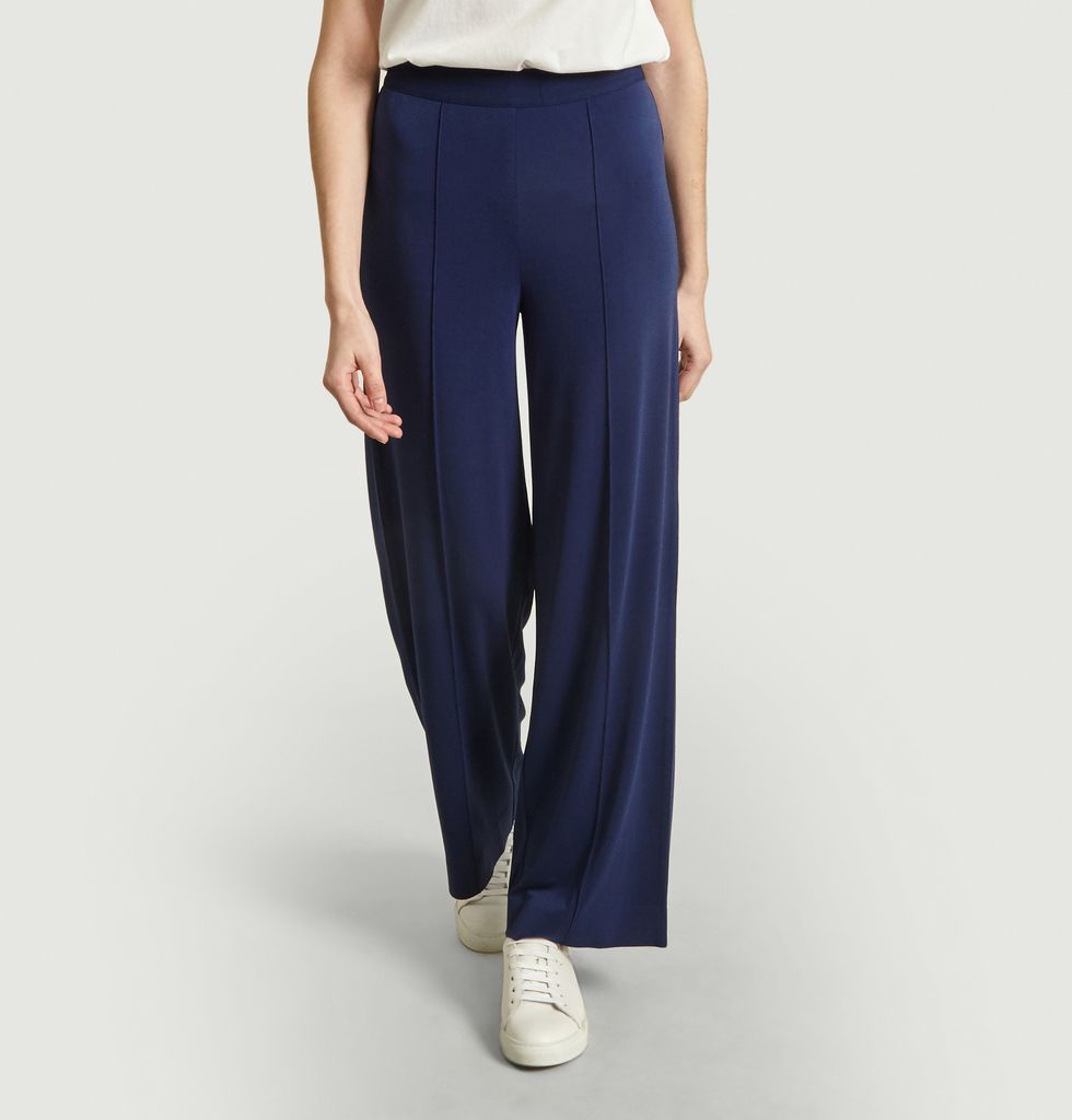 Miela loose trousers Navy Blue By Malene Birger | L’Exception