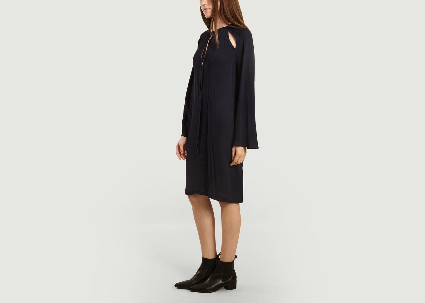 Robe ajourée manches longues Galactia - By Malene Birger